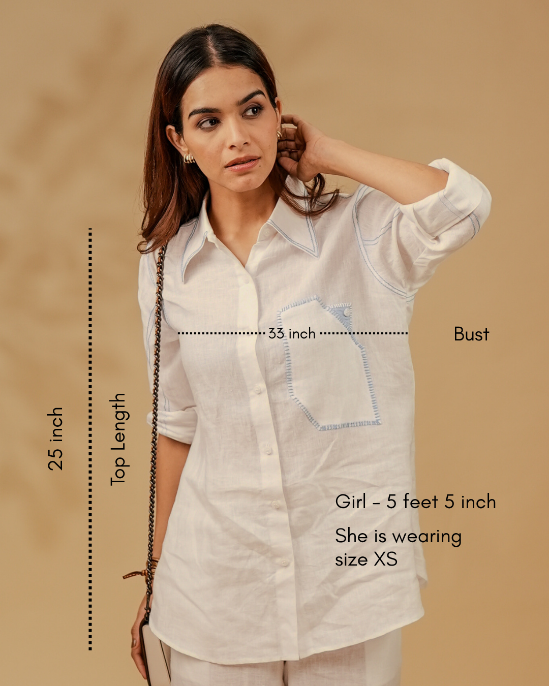 Geometric Linen Shirt