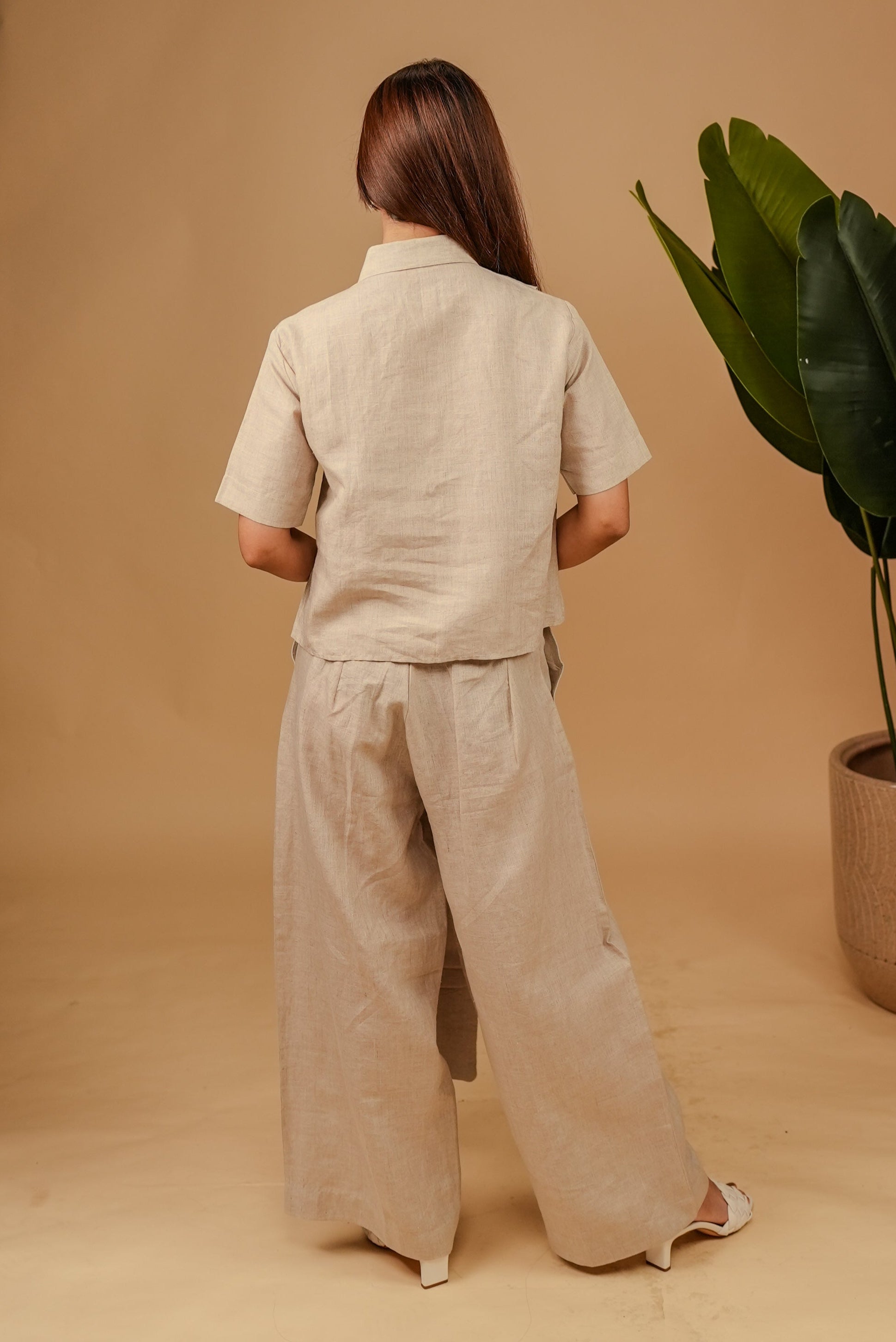 Soft Sand Linen Co-ord