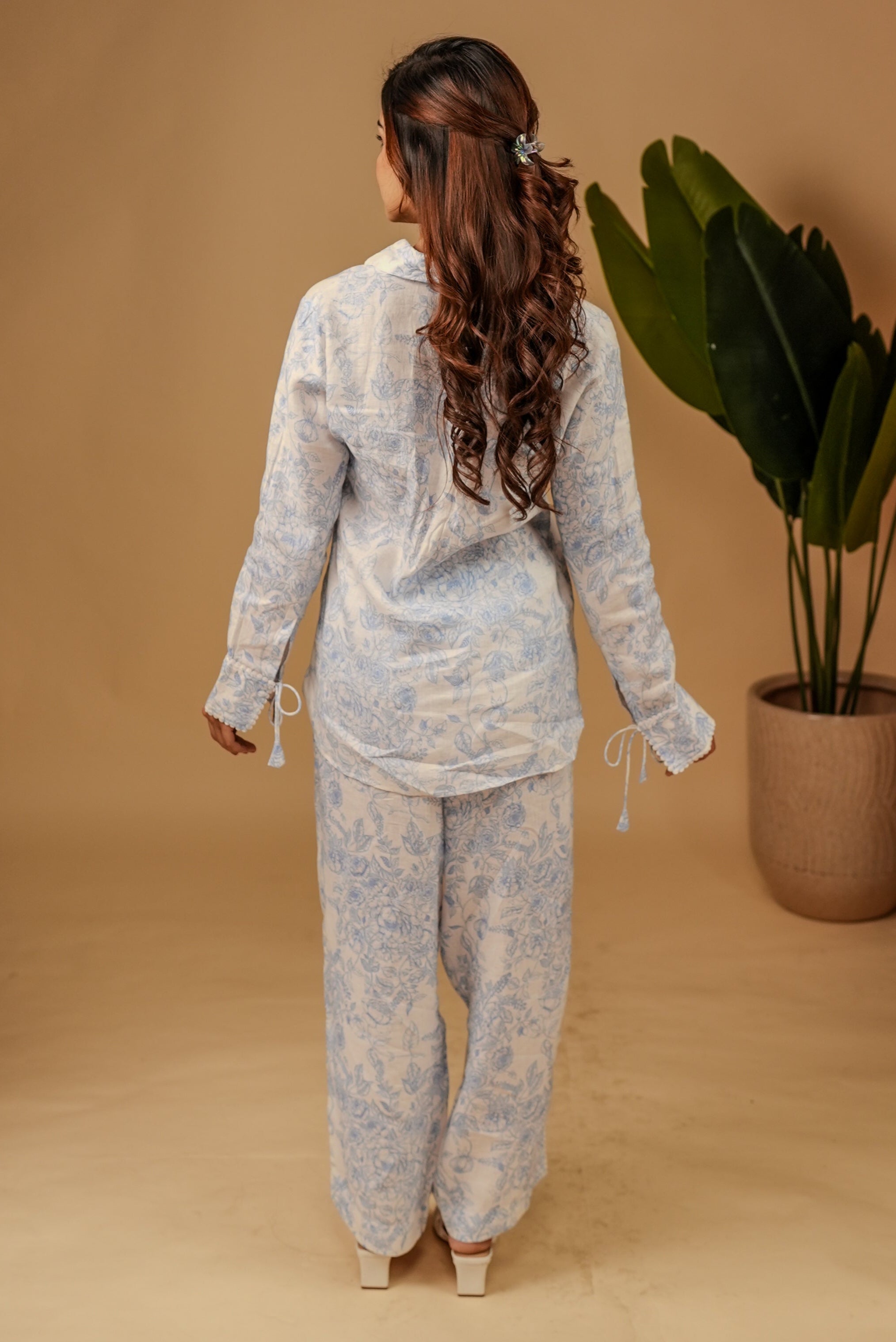 Why So Blue Linen Co-ord