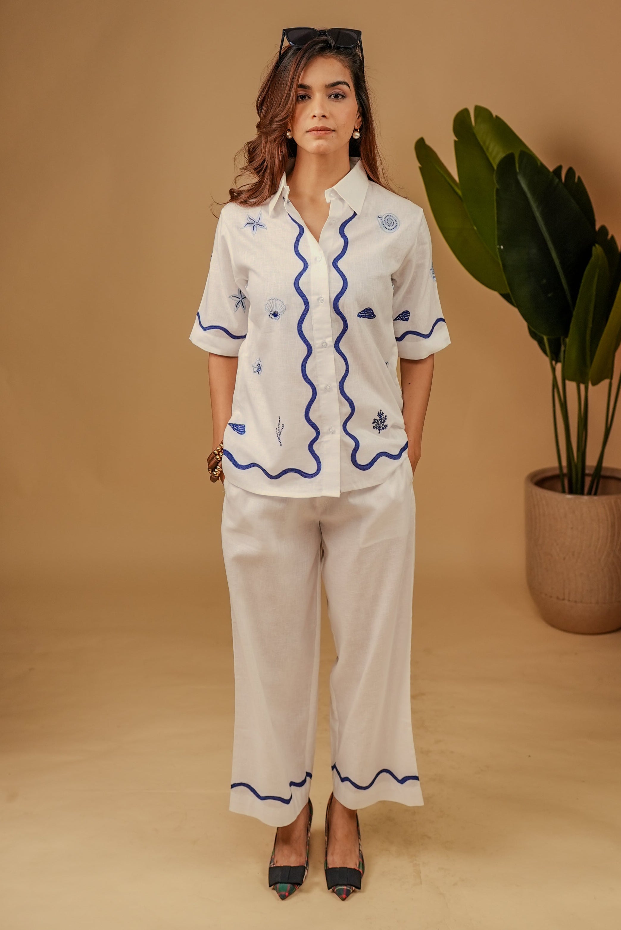 Sea Shells Linen Co-ord