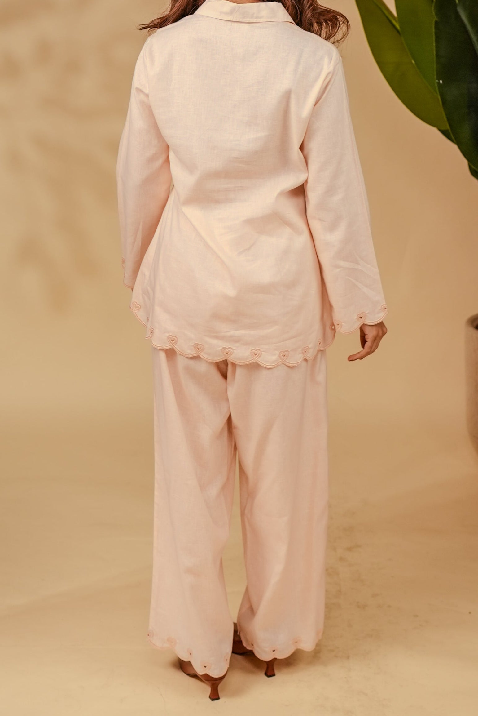 🫰 Finger Heart Linen Co-ord