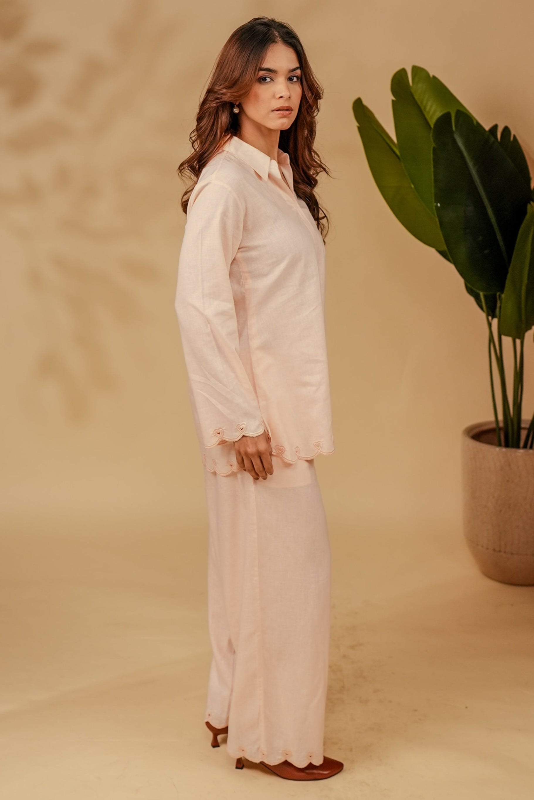 🫰 Finger Heart Linen Co-ord