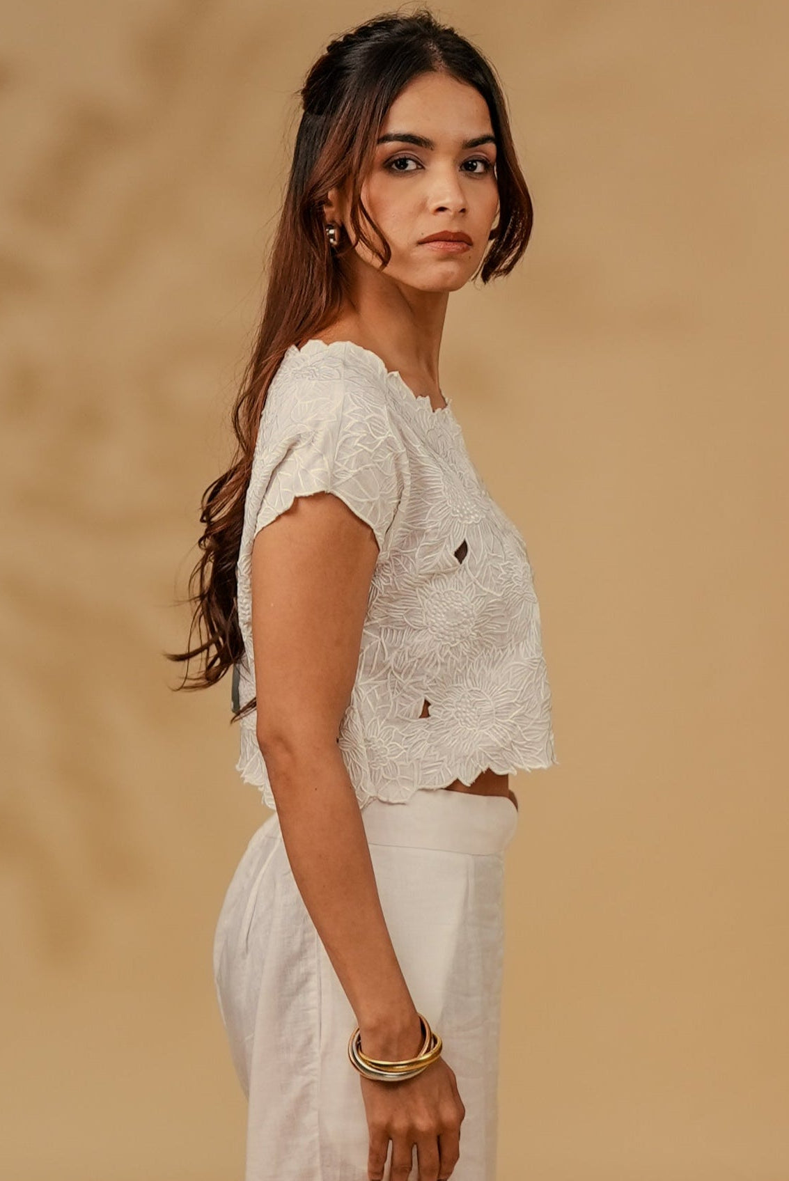 Badass Linen Crop Top