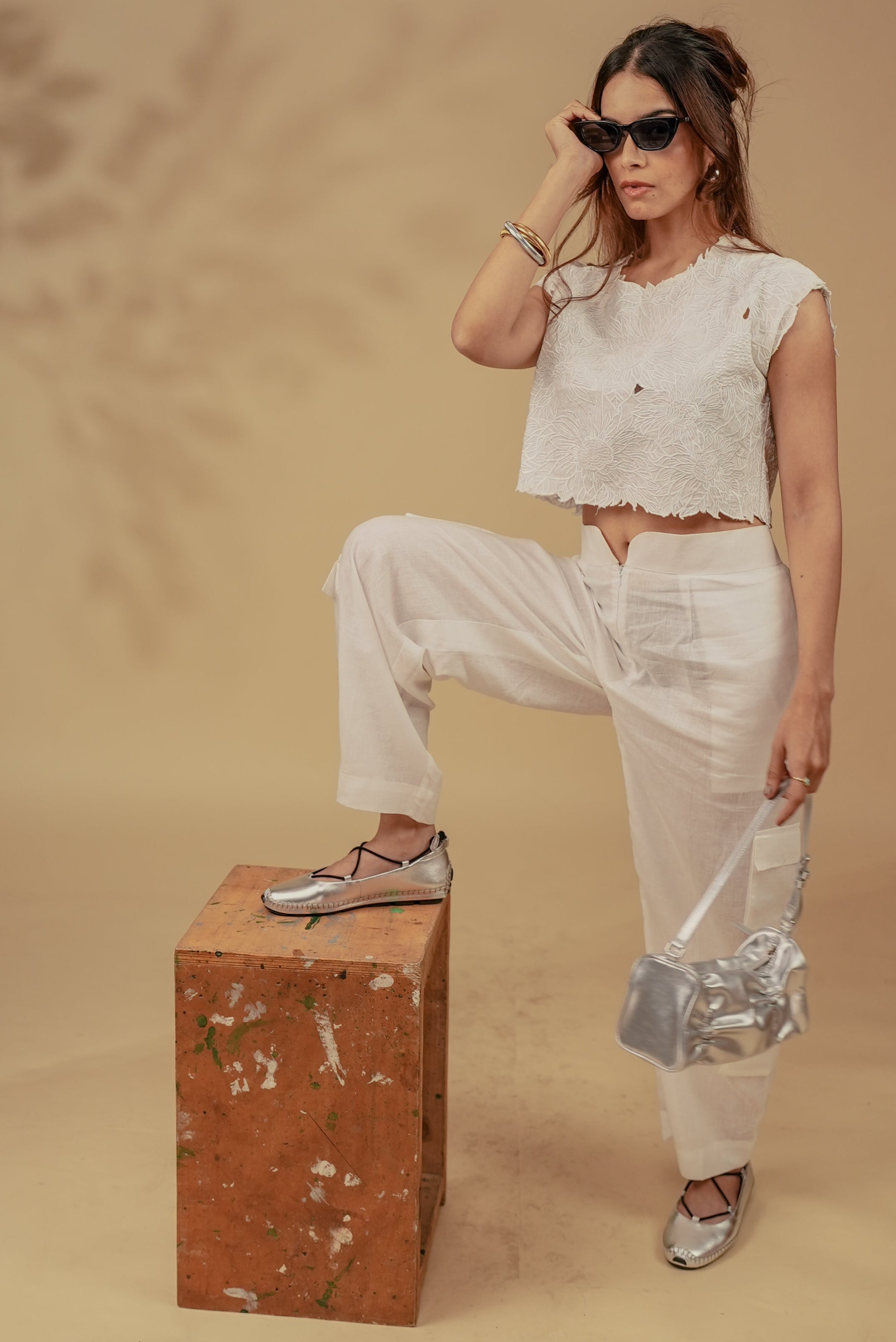 Badass Linen Crop Top