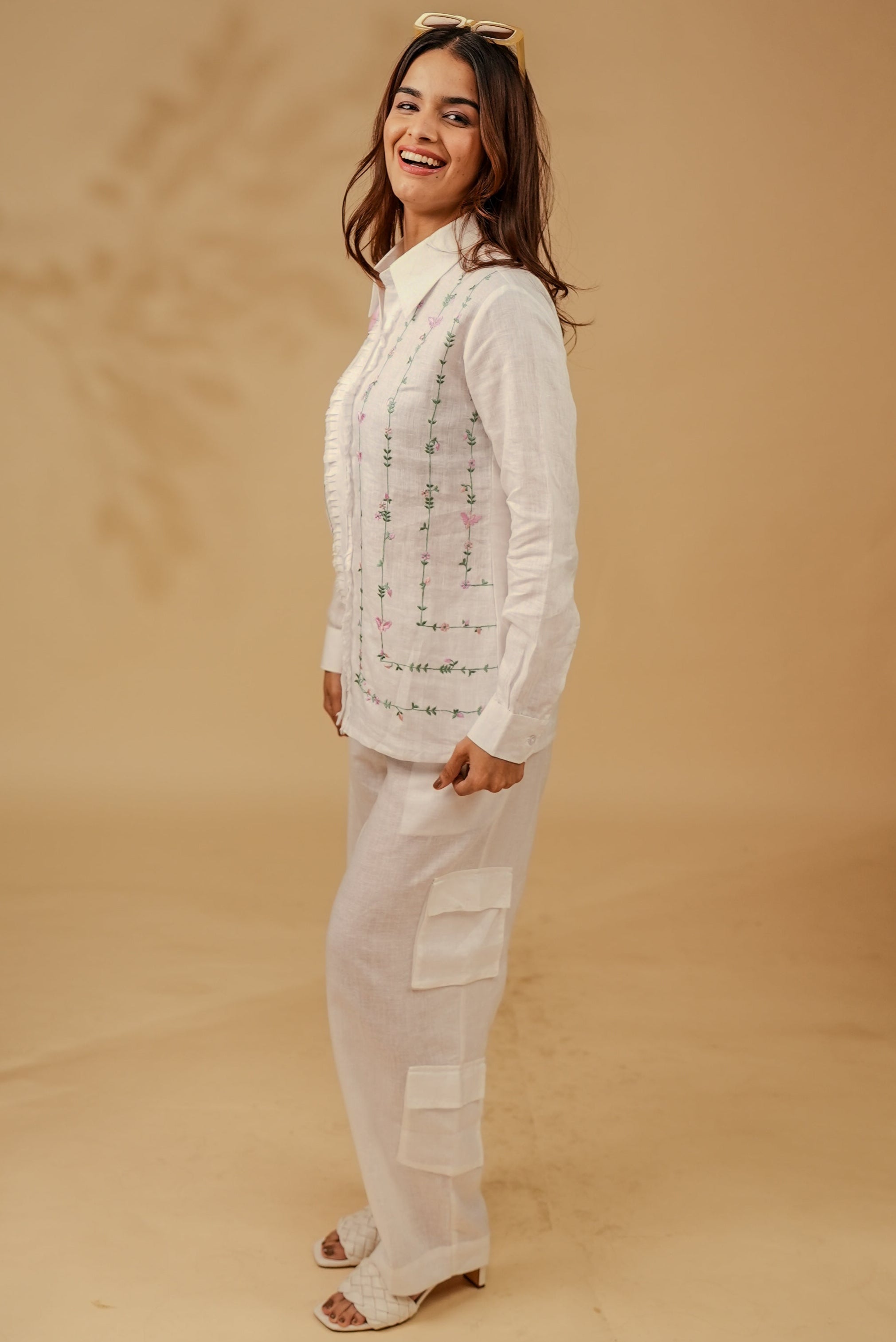 Gardenia Linen Shirt
