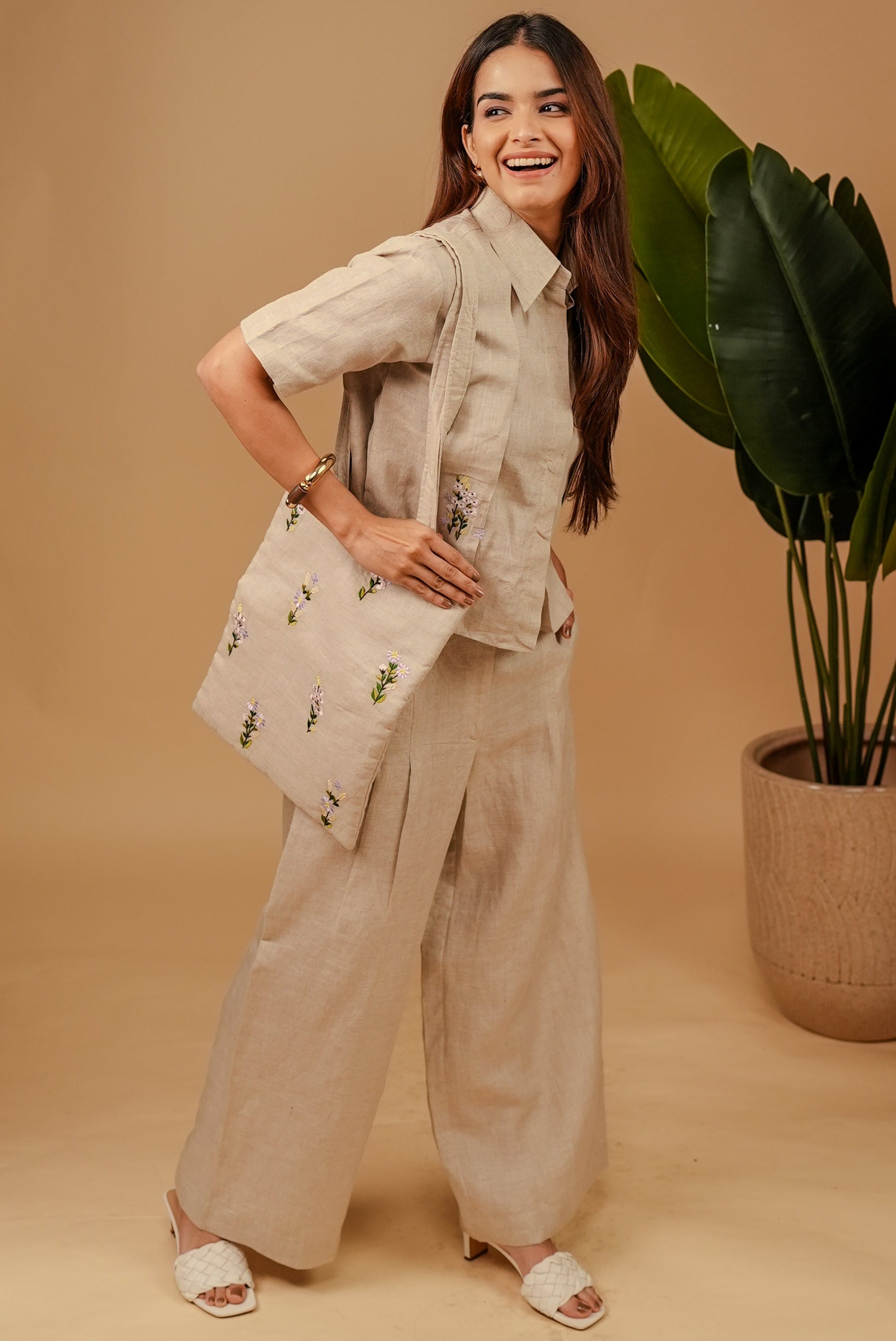 Soft Sand Linen Co-ord