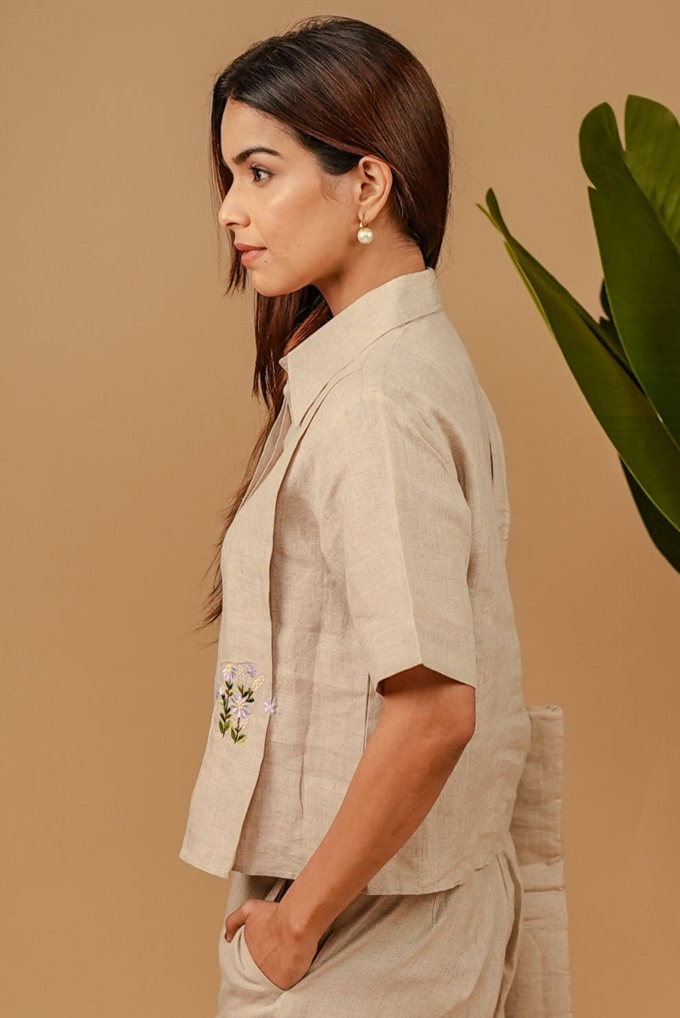 Soft Sand Linen Shirt