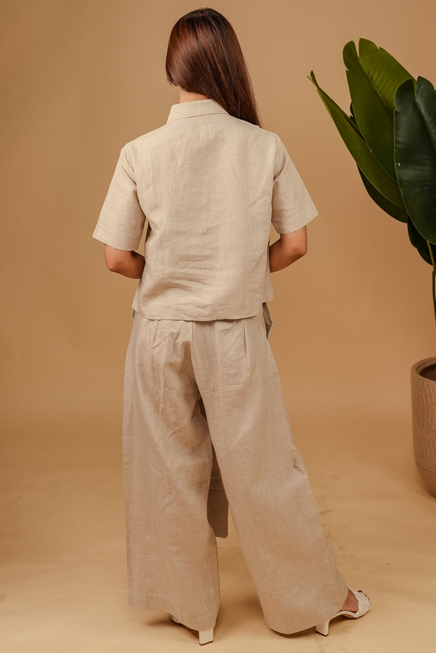 Soft Sand Linen Co-ord