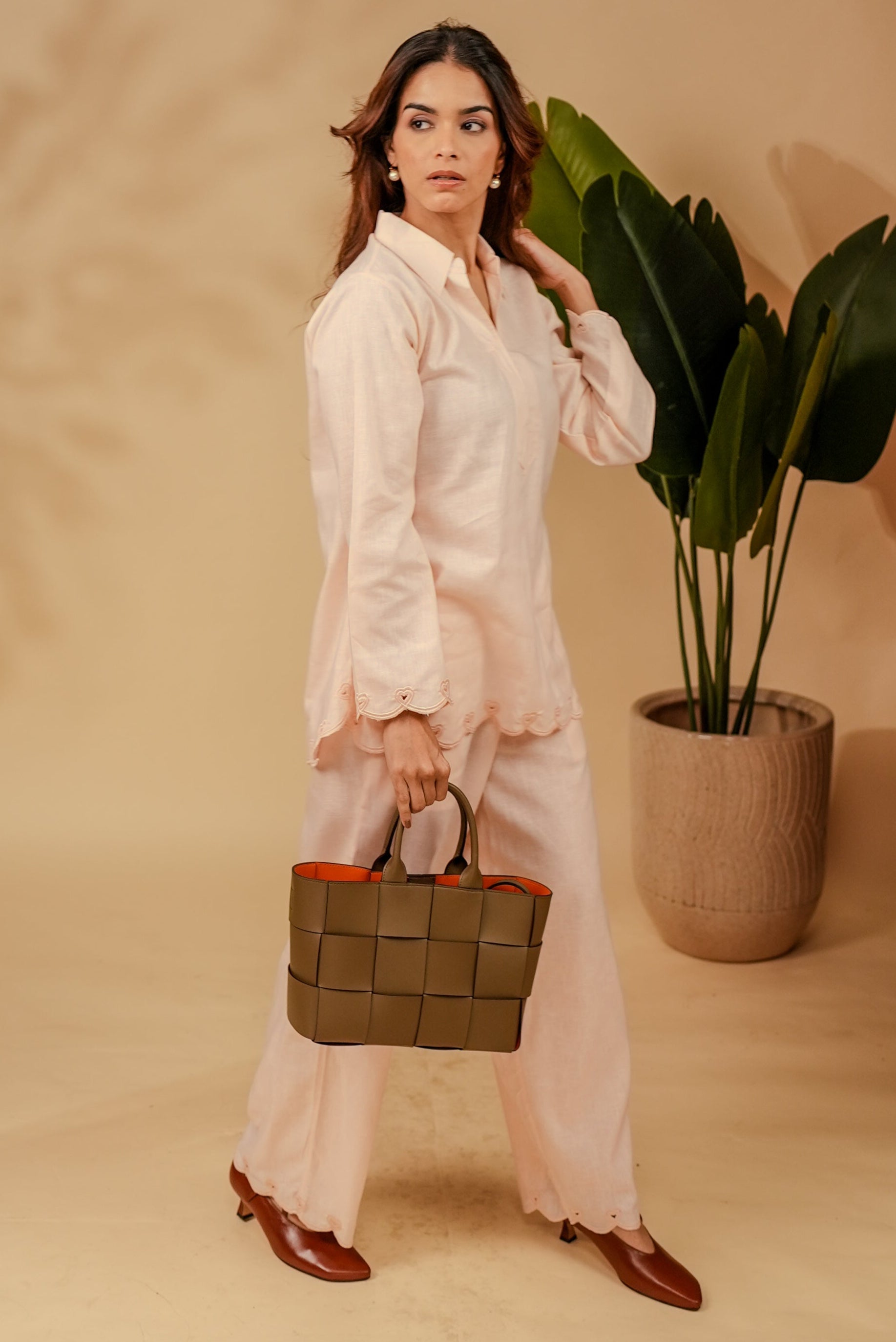 🫰 Finger Heart Linen Co-ord