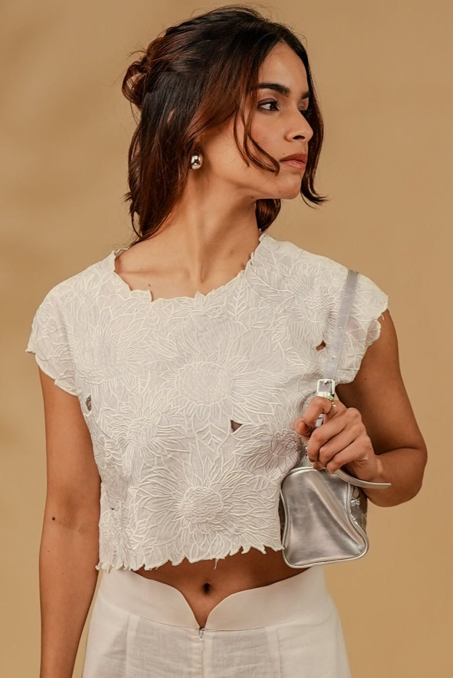 Badass Linen Crop Top